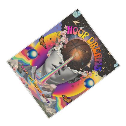 Hoop Dreams Printed Bath Towel
